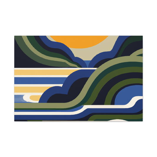 Mount Potamus - Midcentury Canvas