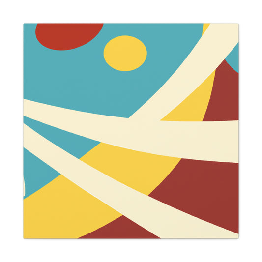 Sunburst Glory - Midcentury - Canvas