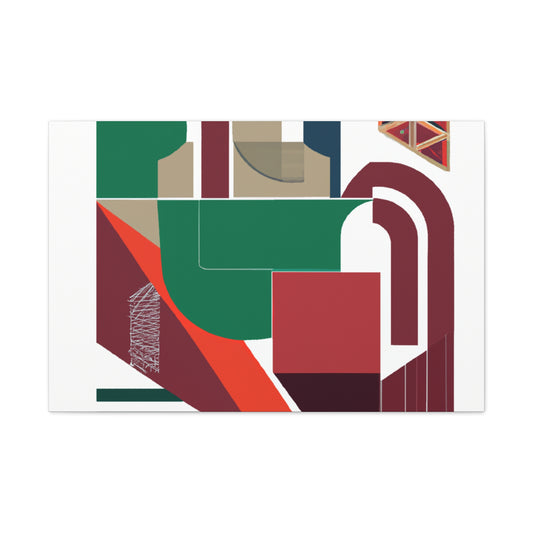 Giraffeon. - Midcentury Modern Canvas