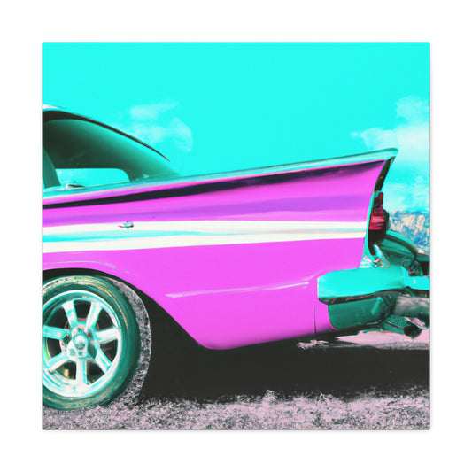 "Classic Speedway" - Automobile Canvas