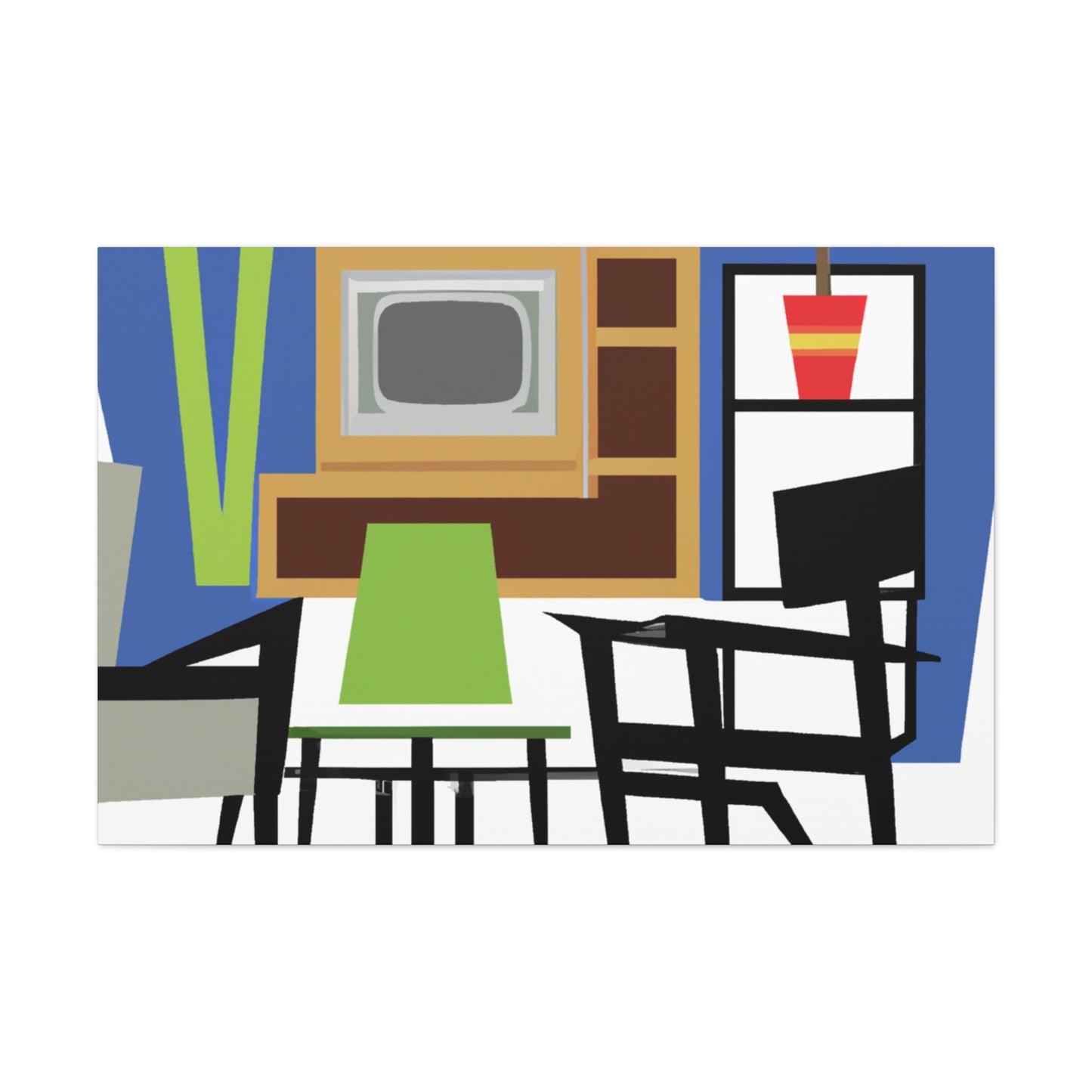 Urban Escape - Midcentury - Canvas