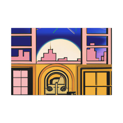 Quantum Leap - Midcentury - Canvas