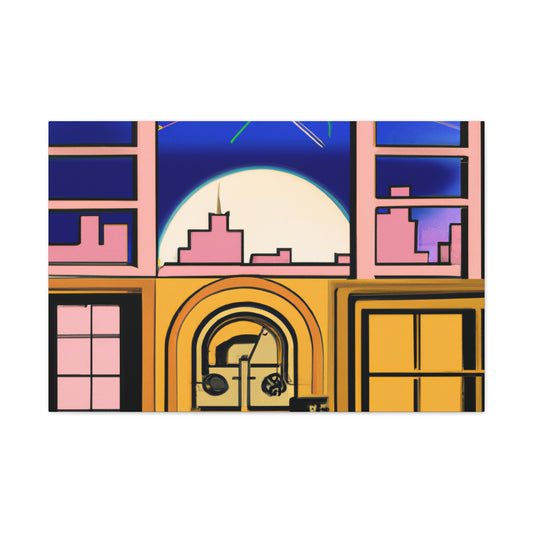 Quantum Leap - Midcentury - Canvas