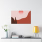 Antique Eclectique- Vintage Contemporary -Landscape - Desert - Canvas