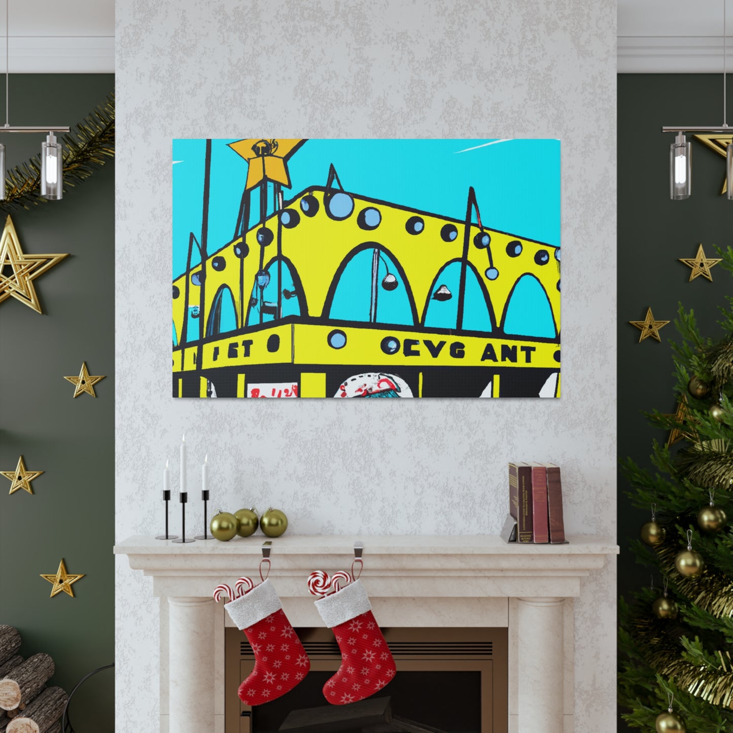 Sock-Hop-A-Round. - Pop Art Canvas