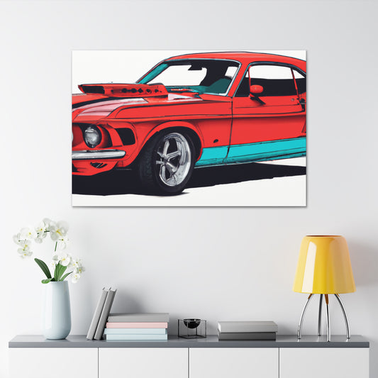 Backfire Beast - Automobile - Canvas
