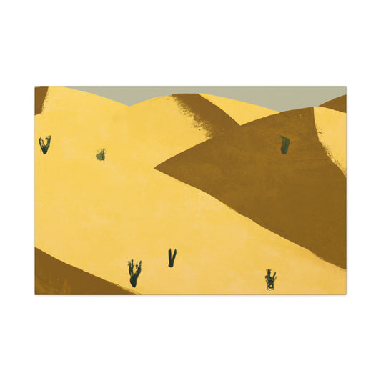 Vibrant Art Deco - Vintage Contemporary - Desert - Canvas