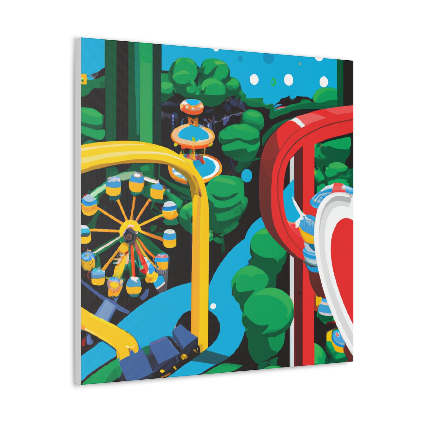 Sunburst Haven - Landscape - Amusement - Canvas