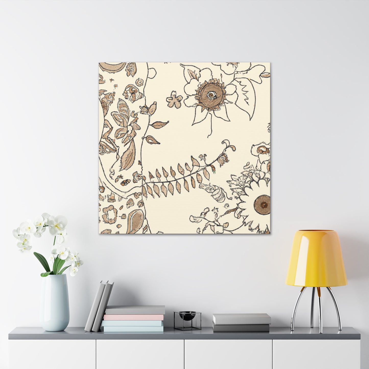 Blossomway - Floral - Canvas