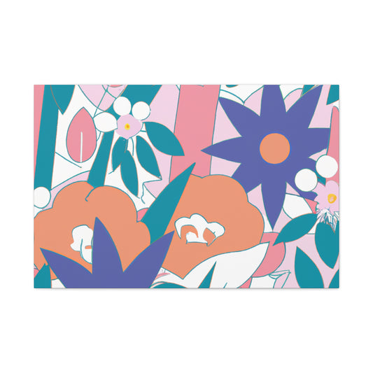 Blissful Bloom - Floral - Canvas