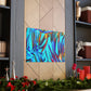 Blue Flames - Canvas - Abstract