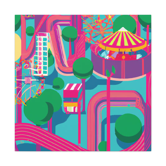 Carni-Wheel Amusement - Canvas
