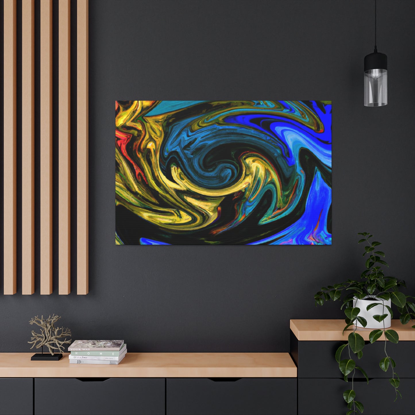 Johannes Metalswirl - Canvas- Abstract