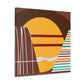 Peru- Midcentury Canvas