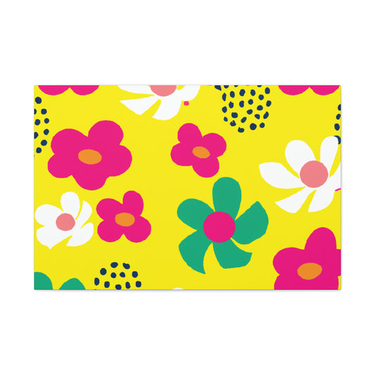 Blithely - Floral - Canvas
