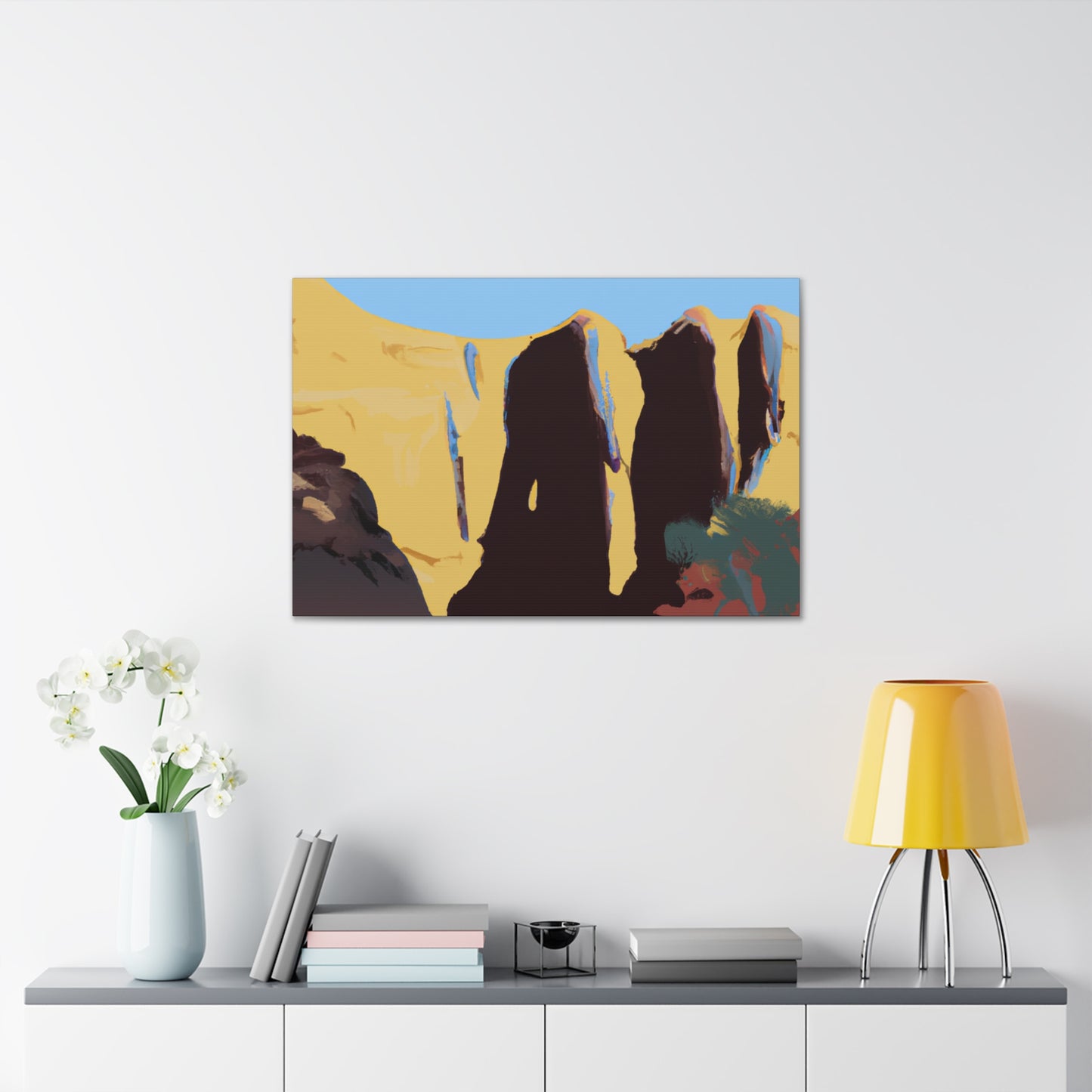 Desert Starlight - Landscape - Canvas