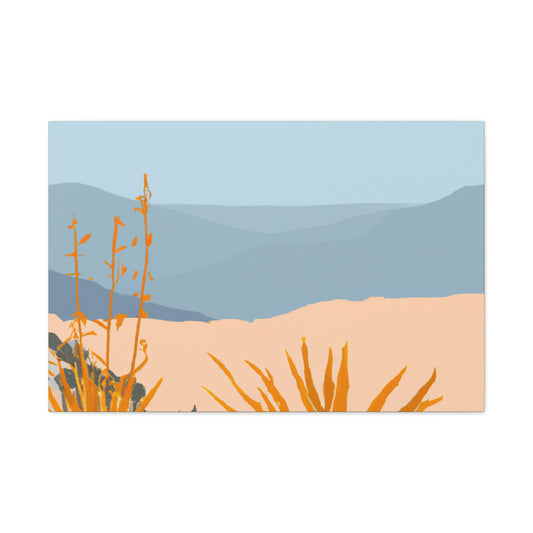 Dusty Oasis - Landscape - Canvas
