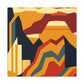 Barbicurl Lion - Midcentury Canvas - Abstract