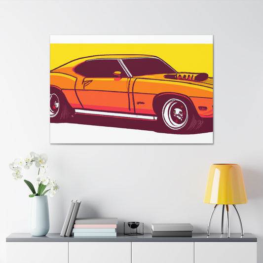 Traditional Flash - Automobile - Canvas
