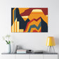 Barbicurl Lion - Midcentury Canvas - Abstract