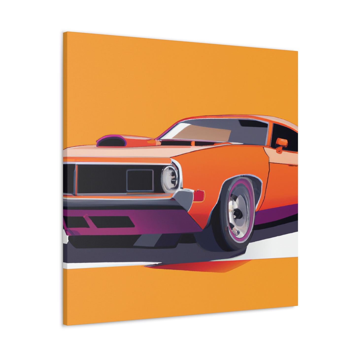 Hot Rod Boomerang - Automobile - Canvas
