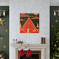 Electric Pyramid - Midcentury Canvas