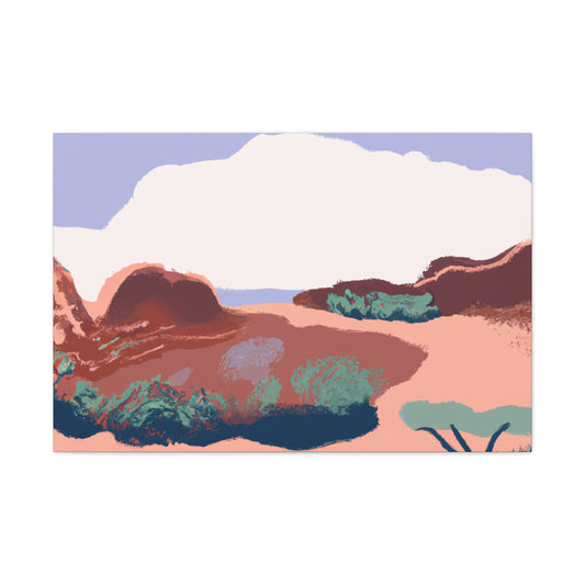 Sandstorm Oasis - Landscape - Canvas