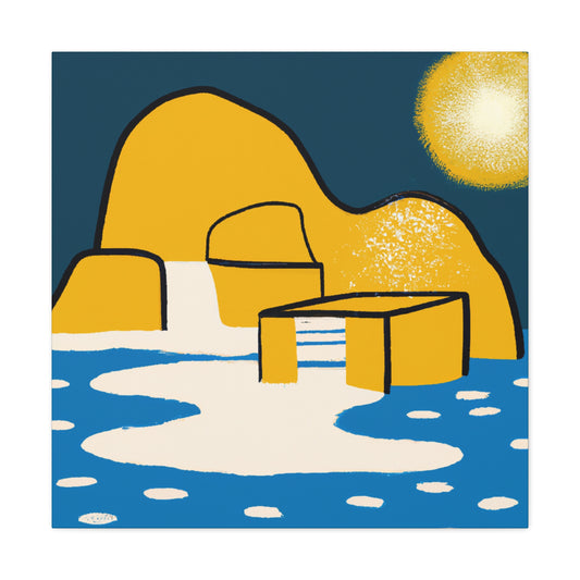 Zen Garden - Midcentury - Canvas