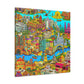 Glorious Getaway - Destination India - Canvas