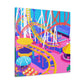 Crazy Town - Amusement - Canvas