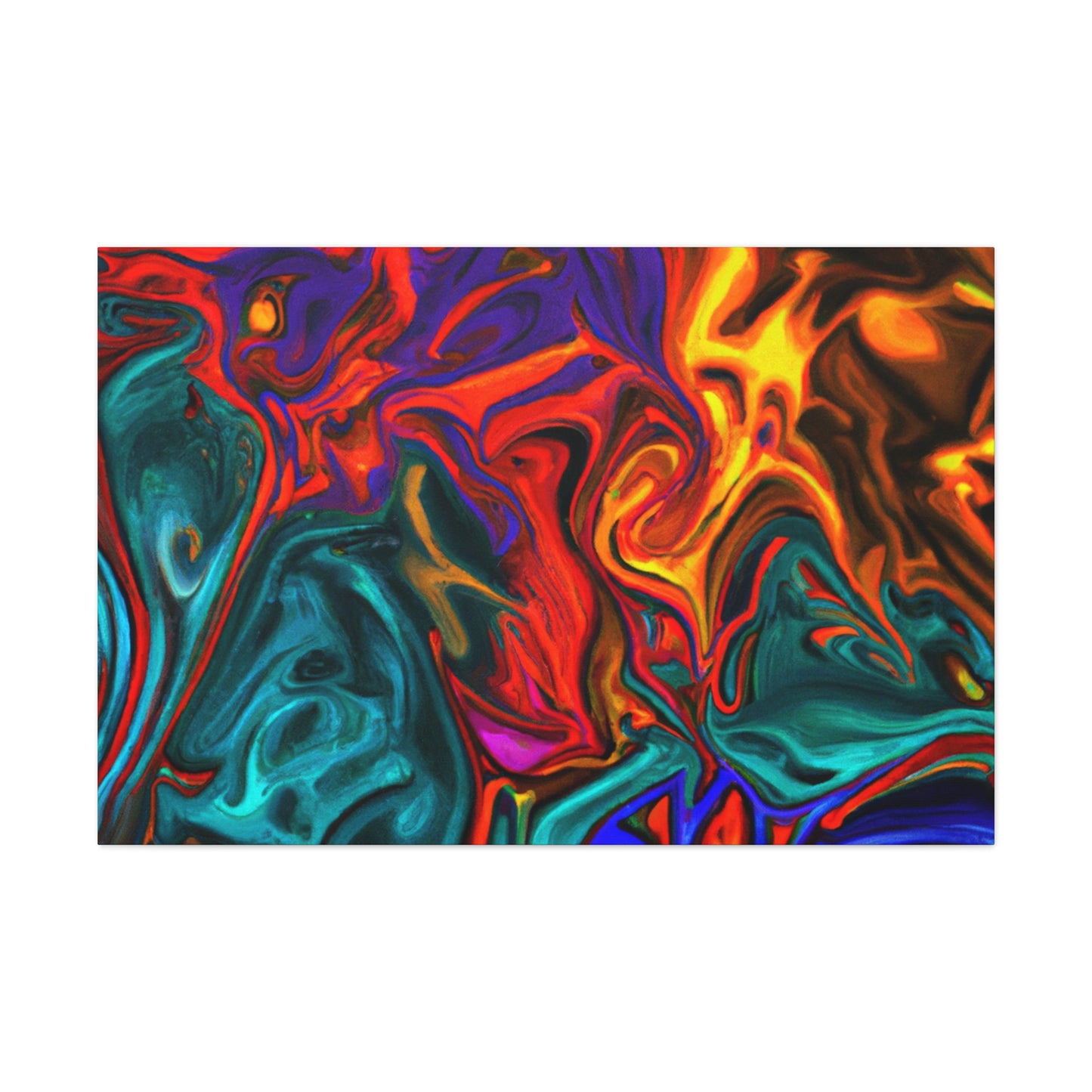 Up In Flames - Canvas - Abstract