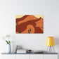 The Eliza - Vintage Contemporary - Desert = Canvas