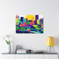 Llama Fiesta - South America - Canvas