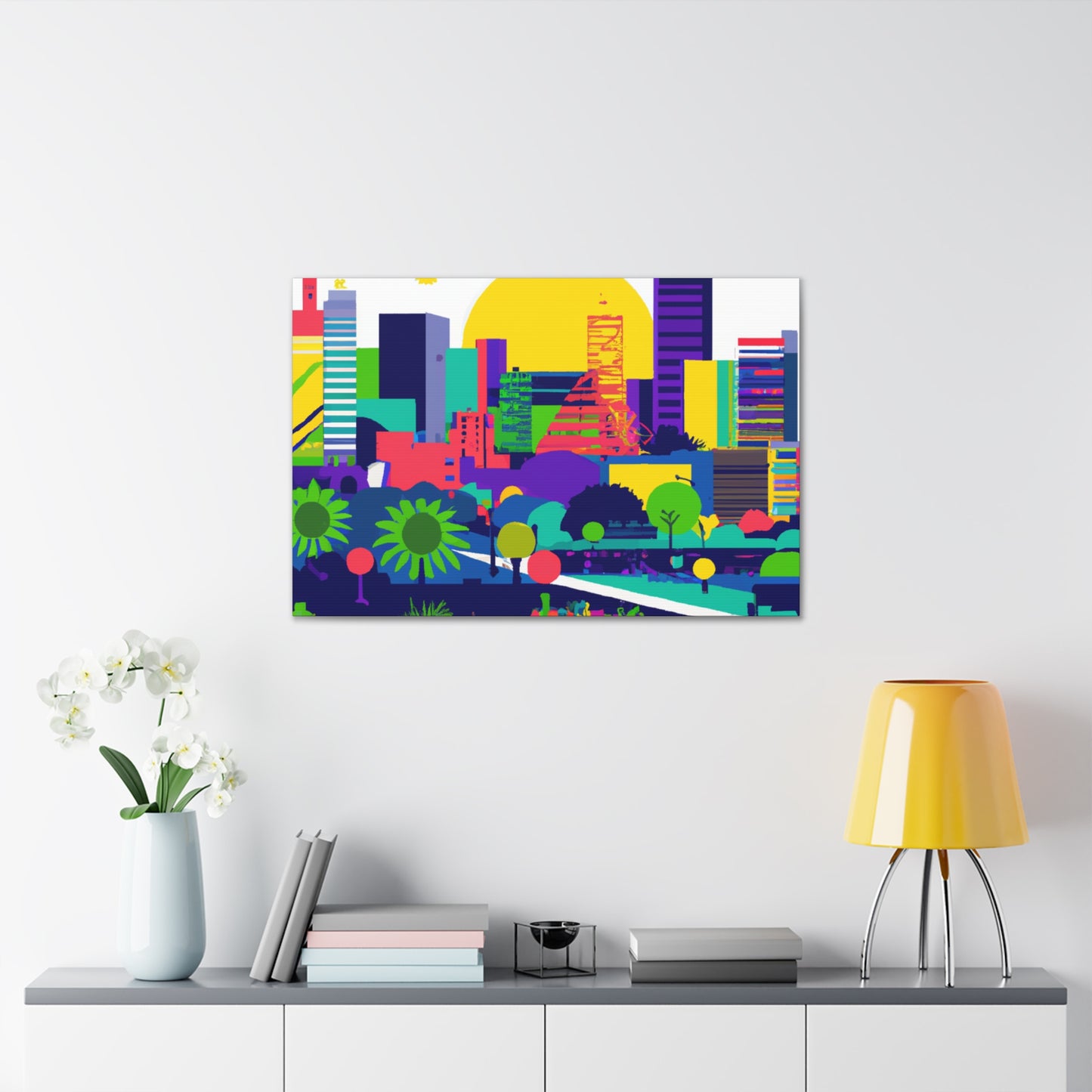 Llama Fiesta - South America - Canvas