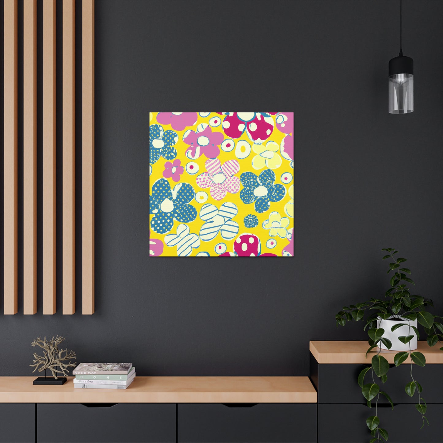 Amaranthine Blooms. - Floral Canvas