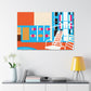 Zen Space - Midcentury - Canvas