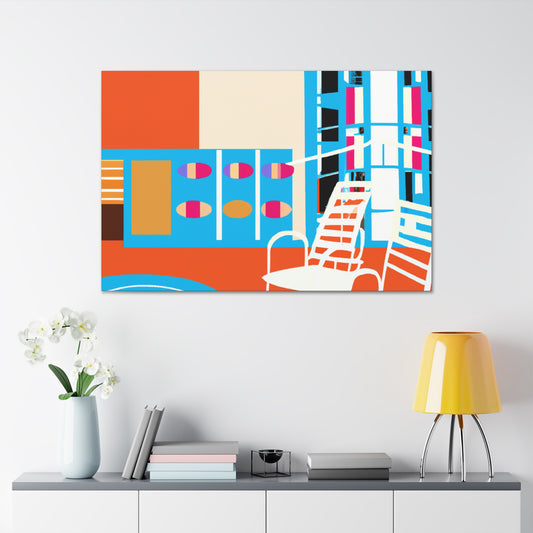 Zen Space - Midcentury - Canvas