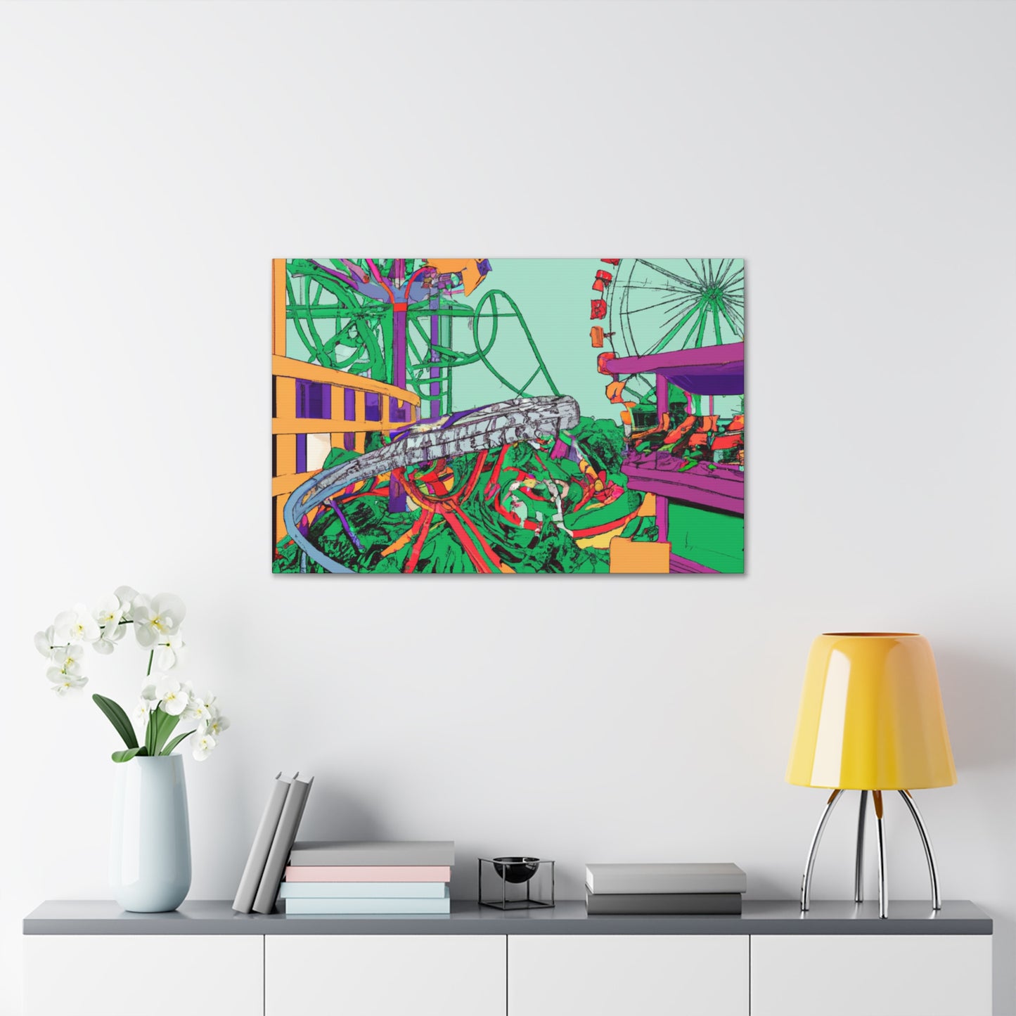 Sunshine Haven - Landscape - Amusement - Canvas
