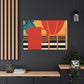 Orange Foxy. - Midcentury Canvas