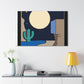 "Poised Reflection - Midcentury" - Canvas