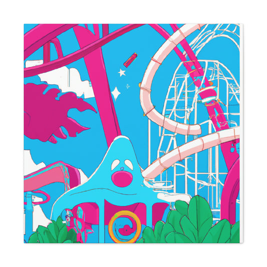 Palm Paradiso - Landscape - Amusement - Canvas