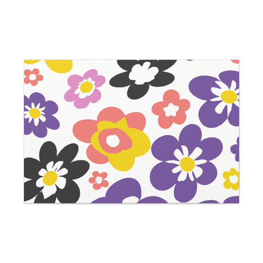 Roseflake - Floral - Canvas