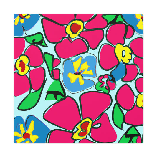 Rainbowdance - Floral - Canvas