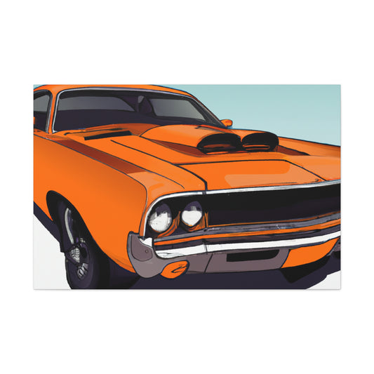Blazing Streak - Automobile - Canvas