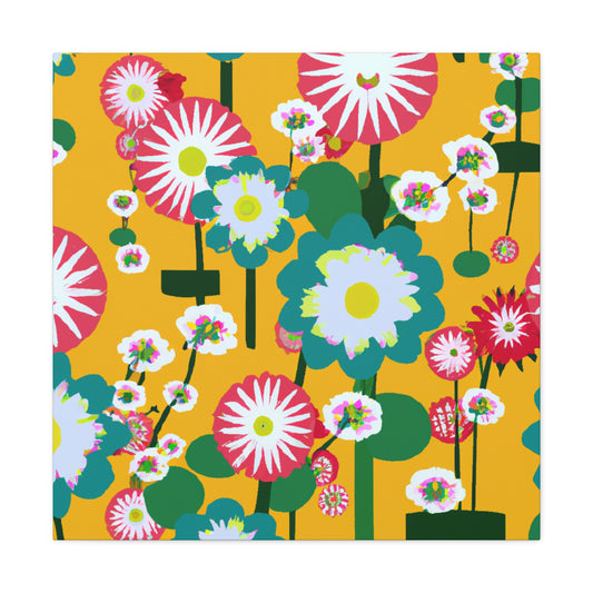Floral Reflection - Floral Canvas