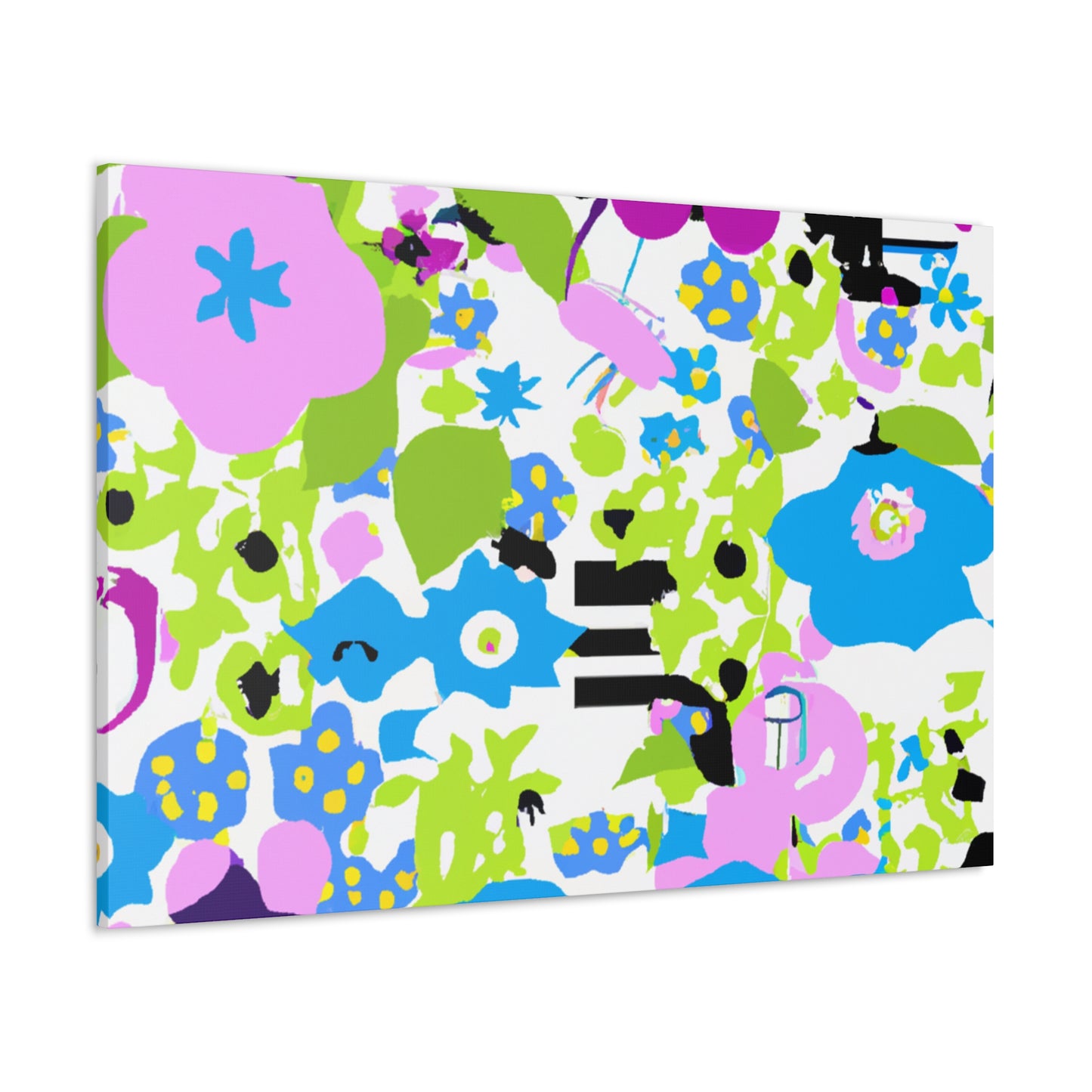 Bloom Bursting Brilliance - Floral Canvas