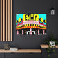 Rock 'n' Roll Drive-In Diner. - Pop Art Canvas