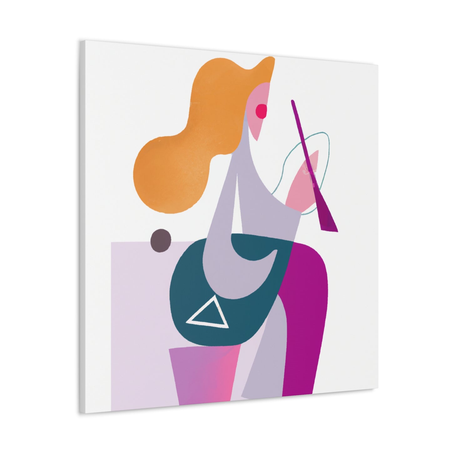 Vibrant Oasis - Midcentury - Canvas