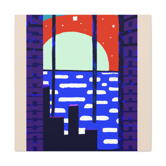 Sunny Side Up - Midcentury - Canvas