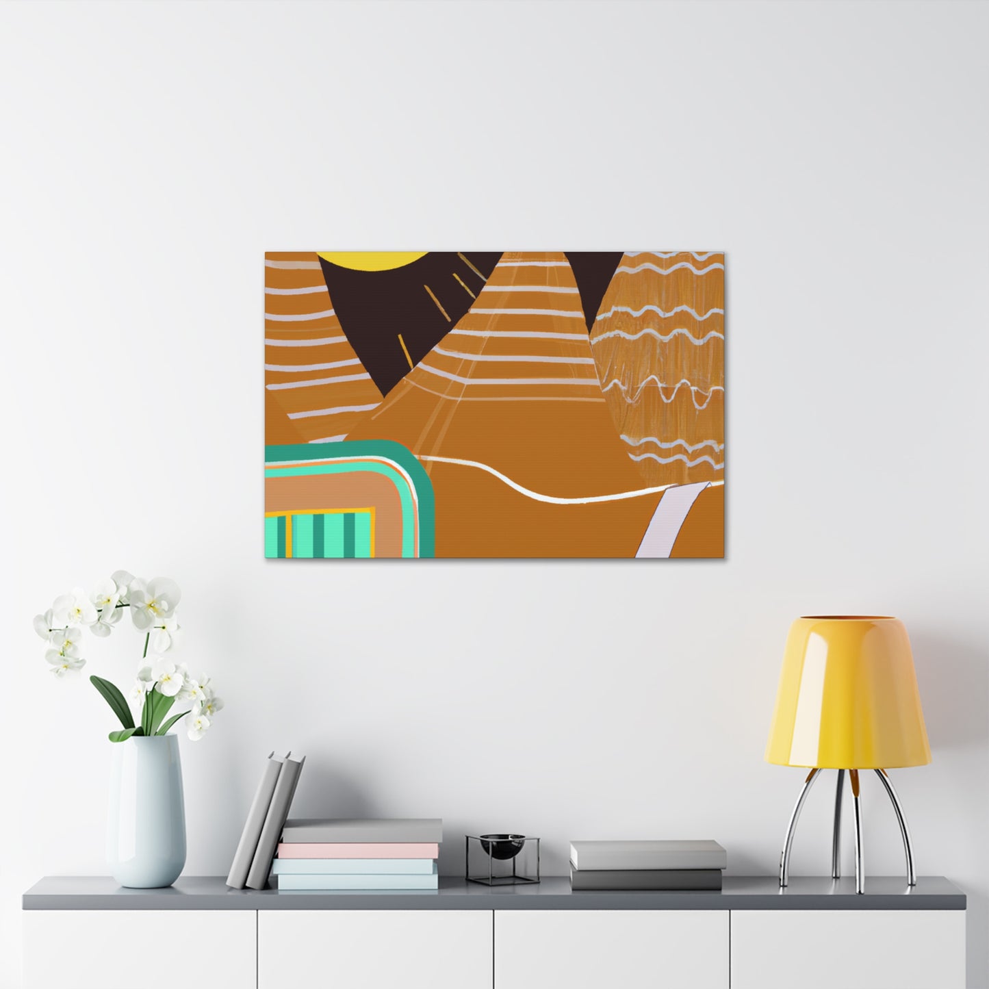 "Industrial Ballet - Midcentury" - Canvas